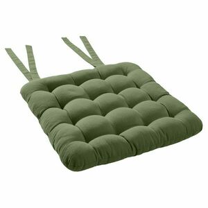 SOLID székpárna, olivazöld 35x37cm kép