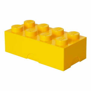 Sárga műanyag gyerek tárolódoboz 20x10x7 cm – LEGO® kép