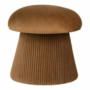 Okkersárga bársony puff Hampton – House Nordic kép