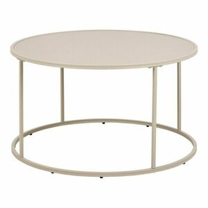 Szürke acél kerek dohányzóasztal ø 80 cm Seaford – Actona kép