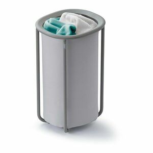 Világosszürke textil szennyeskosár 50 l Duo – Joseph Joseph kép