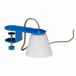 Kék asztali lámpa üveg búrával (magasság 23 cm) Lure – Hübsch kép