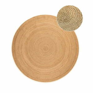Natúr színű kétoldalas juta kerek szőnyeg ø 200 cm Braided – Hanse Home kép