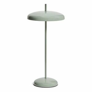 Világoszöld LED dimmelhető asztali lámpa fém búrával (magasság 35 cm) Porte – Kave Home kép