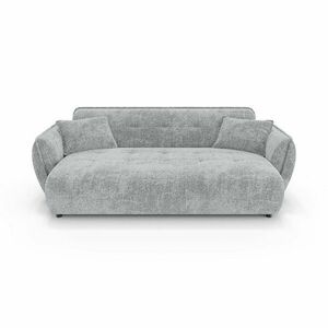 Világosszürke zsenília kanapé 250 cm Nelia Big – Ropez kép