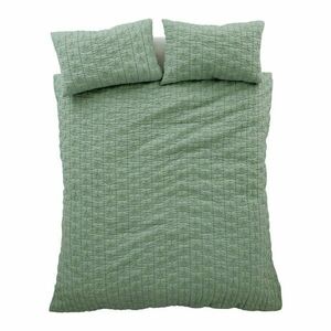 Zöld kétszemélyes háromrészes ágyneműhuzat 200x200 cm Tamba Leaf – Pineapple Elephant kép