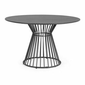 Acél kerek kerti étkezőasztal ø 120 cm Austin – Bizzotto kép