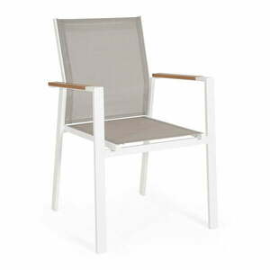 Fehér fém kerti szék Heta – Bizzotto kép