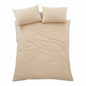 Narancssárga kétszemélyes háromrészes ágyneműhuzat 200x200 cm Cotton Rich Woven Stripe – Pineapple Elephant kép