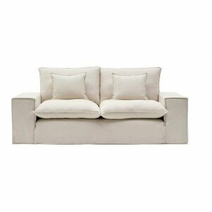 Bézs len kanapé 240 cm Anarela – Kave Home kép