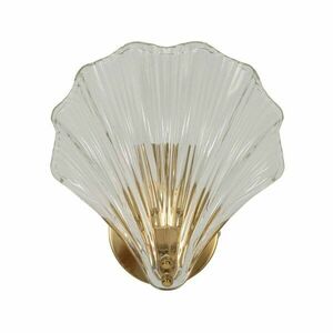 Aranyszínű üveg fali lámpa Da Muro Shell – Mauro Ferretti kép