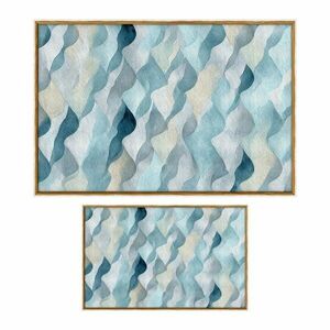 Kék fürdőszobai kilépő szett 2 db-os 60x100 cm – Foutastic kép