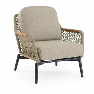 Világosbarna fém kerti fotel Eulero – Bizzotto kép