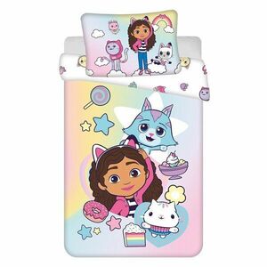 Pamut gyerek ágyneműhuzat babaágyhoz 100x135 cm Gabby's Dollhouse "Sugar Dream" – Jerry Fabrics kép