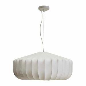 Fehér mennyezeti lámpa textil búrával ø 76 cm Somar – Kave Home kép