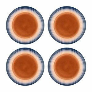 Kék-narancssárga desszertes kőedény tányér készlet 4 db-os ø 20, 5 cm Tatum – Bloomingville kép