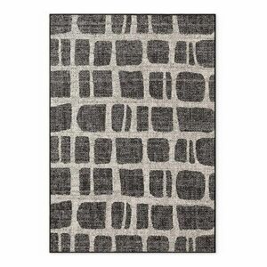 Fekete-krémszínű kültéri-beltéri szőnyeg 160x230 cm Haringey Ruskin – Ted Baker kép