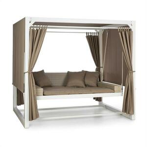 Blumfeldt Eremitage luxus hintaszék, 236x180x210cm, fehér/barnásszürke kép