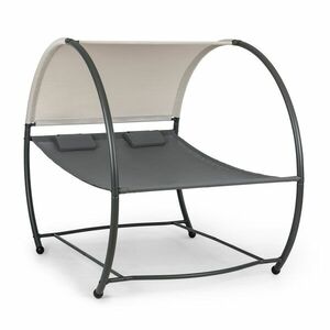 Blumfeldt Umbria, dupla függőágy, különálló, acélkeret, párna, tető, szürke kép