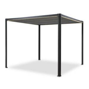 Blumfeldt Pantheon RemoteShade Ambient, pavilon, motorizált tető, LED lámpa kép