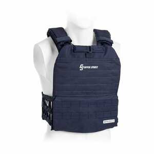 Capital Sports Battlevest 2.0, súlymellény, 2 x 8, 75 lbs (4, 0 kg) súly, kék kép