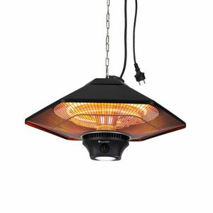 Blumfeldt Heat Hexa, infravörös hősugárzó, 800/1200 W, halogén, IP34, LED, fekete kép
