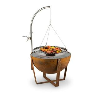 Blumfeldt Blum Fire Globe, tűzrakóhely grillel, Ø 60cm, acél kép
