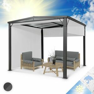 Blumfeldt Pantheon Cortina Solid Sky, pavilon, tető, 3 x 3 m, polikarbonát kép