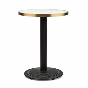 Blumfeldt Patras Jewel, márvány asztal, szecessziós stílus, Ø: 57, 5 cm, magasság: 75 cm, öntöttvas állvány kép