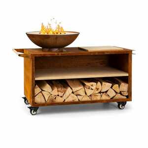 Blumfeldt Savage 2.0 Wide, tűzrakóhely grillel, bambusz vágódeszka, védőfedél kép