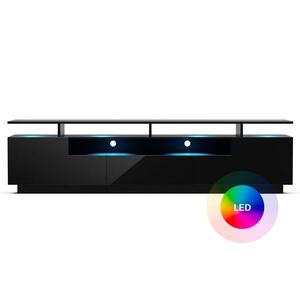 Blumfeldt Perth Lowboard TV szekrény, 195 x 33 x 50 cm, LED kép