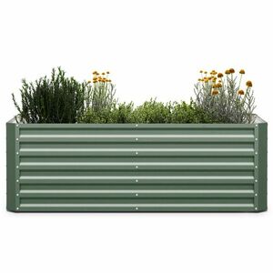 Blumfeldt High Grow Straight, magaságyás, 180 x 60 x 90 cm, hullámos acéllemezből, könnyen összeszerelhető, rozsda- és fagyálló kép
