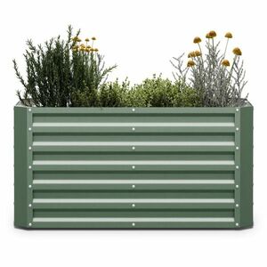 Blumfeldt High Grow Straight, magaságyás, 120 x 60 x 60 cm, hullámos acéllemezből, egyszerű összeszerelés, rozsda- és fagyálló kép