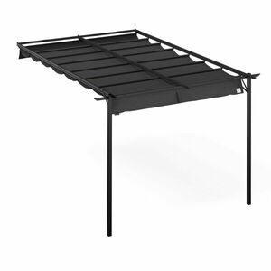 NA Blumfeldt Pantheon Wall Pergola, fali pergola, 3 x 4 m, porszórt acél, időjárásálló kép