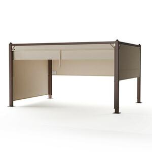 Blumfeldt Pantheon Cortina pavilon 3x4 m, időjárásálló, alumínium, porfestett, redőnyök kép