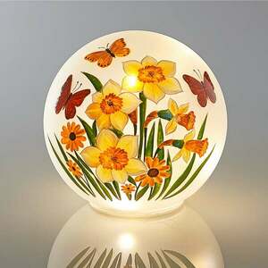 LED-es üveggömb Nárcisz kép