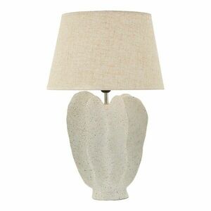 Krémszínű asztali lámpa textil búrával (magasság 63 cm) Ester – Mauro Ferretti kép