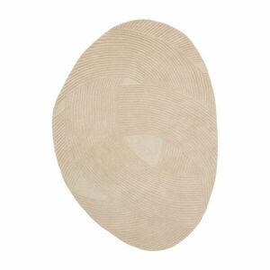 Krémszínű kézi szövésű gyapjú szőnyeg 160x230 cm Domm – Kave Home kép