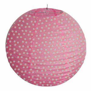 Rózsaszín gyerek lámpabúra ø 35 cm – Candellux Lighting kép