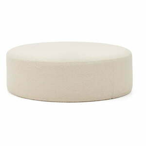 Krémszínű buklé puff Kaeli – Kave Home kép