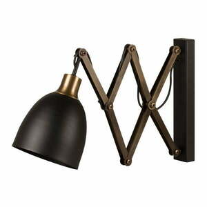 Fekete-bronzszínű fali lámpa ø 16 cm Pulia – Opviq lights kép