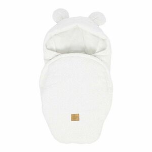 Fehér buklé babapólya 45x80 cm – Meowbaby kép