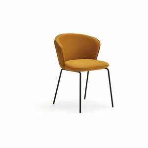 Mustársárga kárpitozott étkezőfotel szett 2 db-os Add – Teulat kép