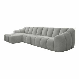 Világosszürke sarokkanapé (bal oldali-heverő résszel) Shell – Miuform kép