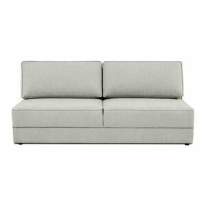Világosszürke kinyitható-tárolóhelyes kanapé 202 cm Dora – Scandic kép