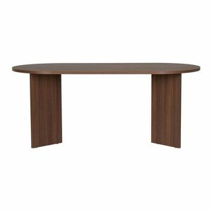 Étkezőasztal diófa dekorral 89, 5x180 cm Sablin – Kalune Design kép