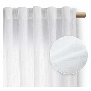 Fehér függöny 140x270 cm Valeta – Restilo kép