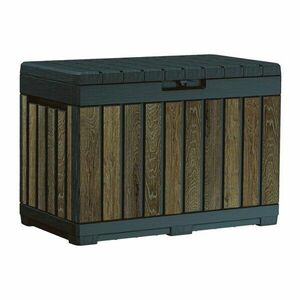 Sötétbarna műanyag kerti tárolódoboz Deco – Keter kép