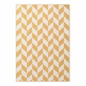 Okkersárga-krémszínű kültéri-beltéri szőnyeg 120x170 cm Haringey Terrick – Ted Baker kép