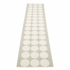 Bézs-krémszínű kültéri-beltéri futószőnyeg 70x320 cm Hugo Linen Vanilla – Pappelina kép